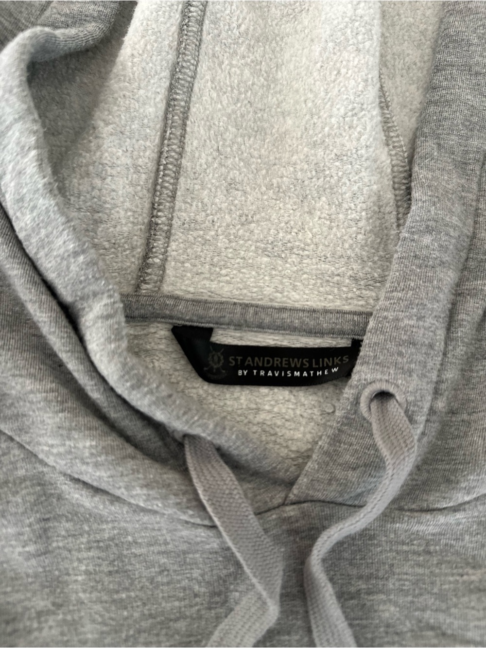 Travis Mathew x St. Andrews Links Golf Men's Gray Pullover Hoodie Sweatshirt XL - Picture 3 of 8